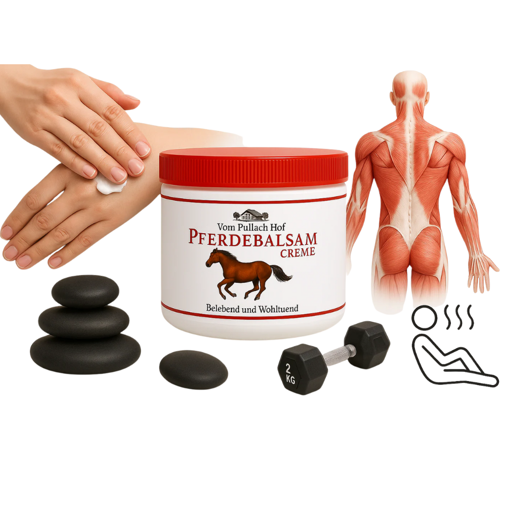 Paardenbalsem Creme 500ml Vom Pullach Hof Spieren & Gewrichten