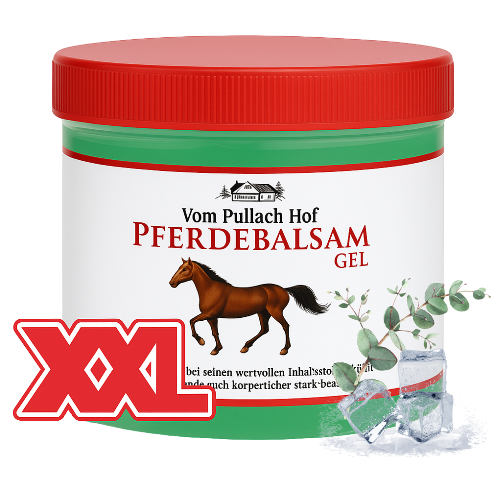 Paardenbalsem Gel 500ml koel - vom Pullach Hof