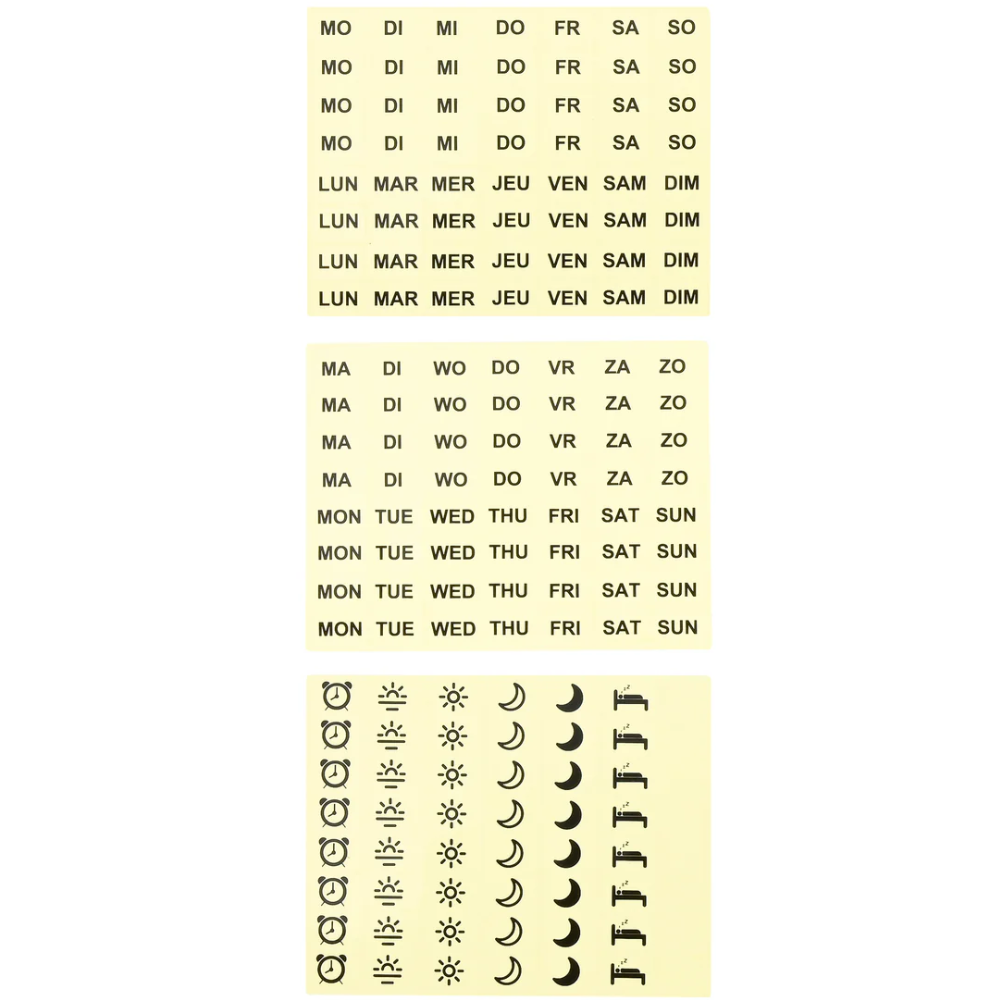 Pillendoos 7 dagen 4 vakken uitneembaar
