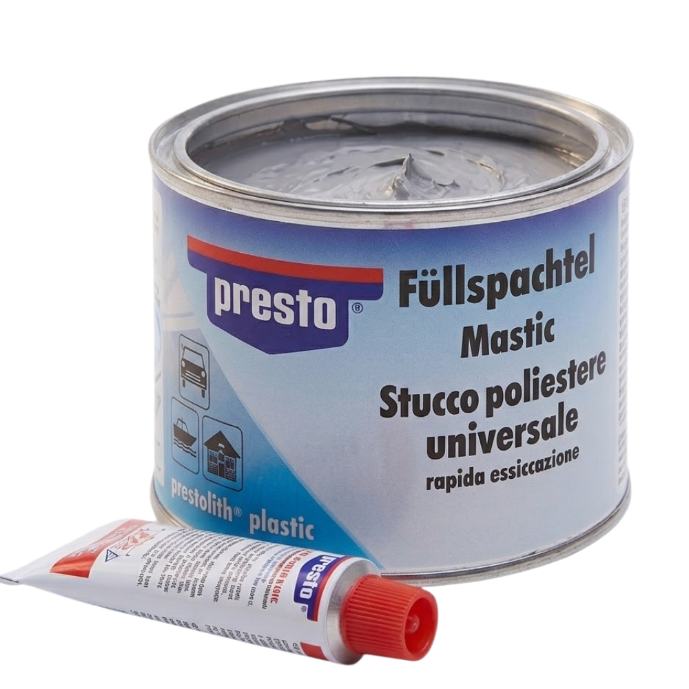 Presto Polyesterplamuur 1 kilo - met minerale vulstoffen - veelzijdig gebruik