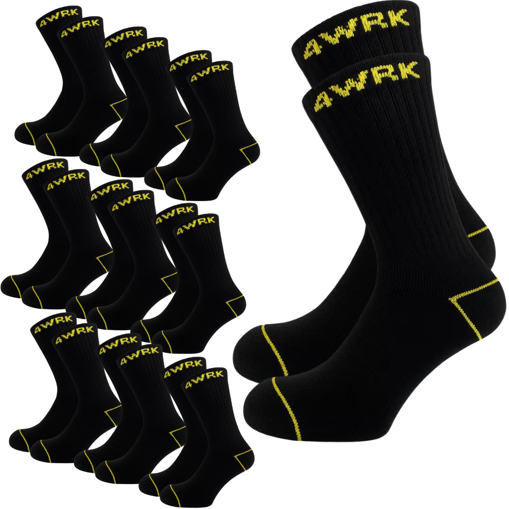 BULK PACK 10 PAAR WERKSOKKEN