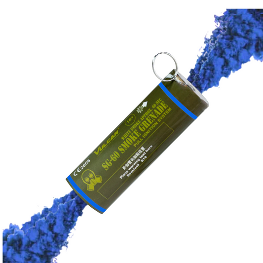 Rookfakkel Granaat Dubbel - Noodsignaal - SG-30 - Blauw