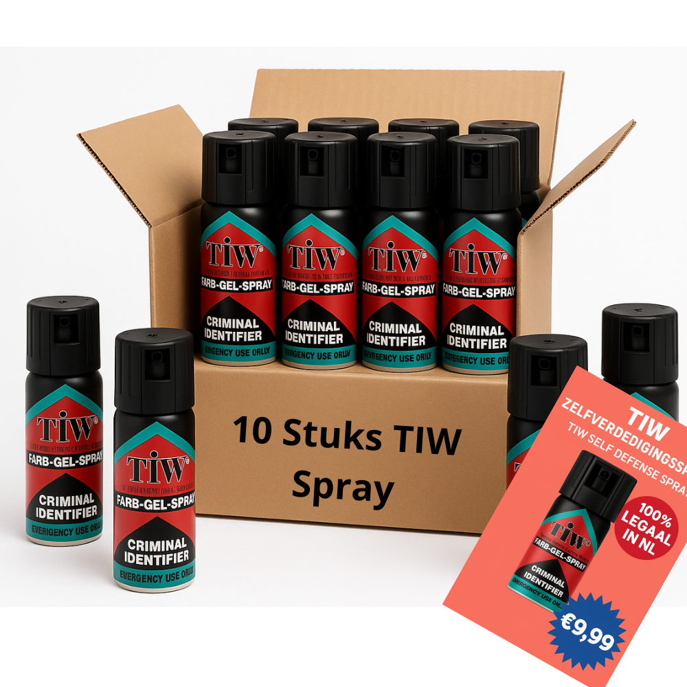10 Stuks Tiw Zelfverdedigingsspray -
