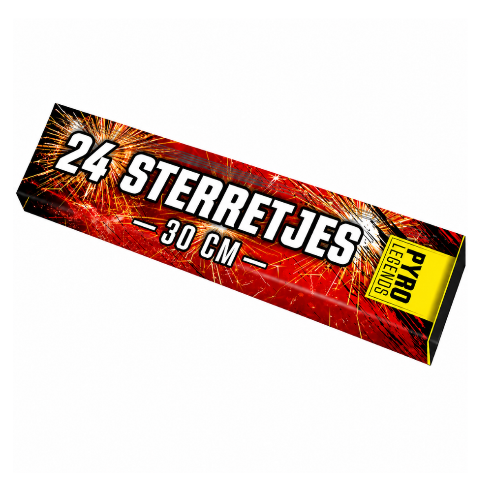 Sterretjes 30 cm – 24 Stuks | Horeca Kwaliteit | Verjaardag, Bruiloft & Feest