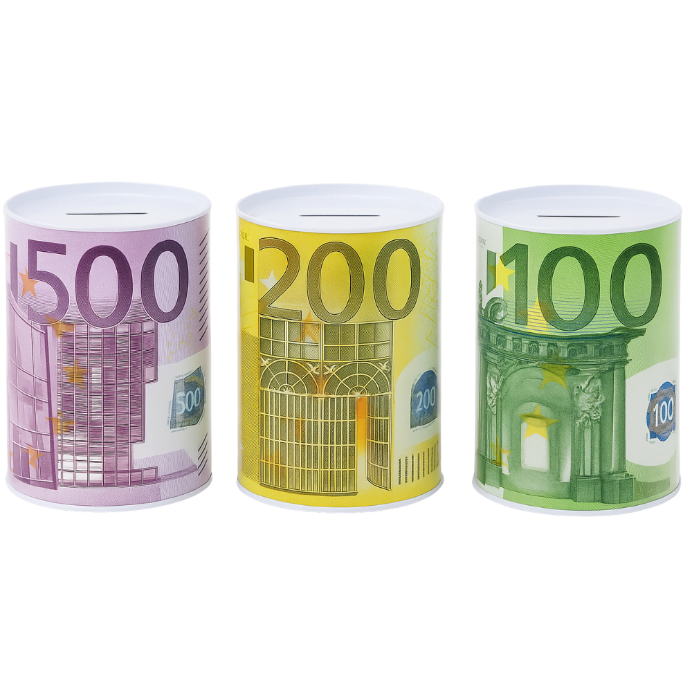 Spaarpot euro L mix