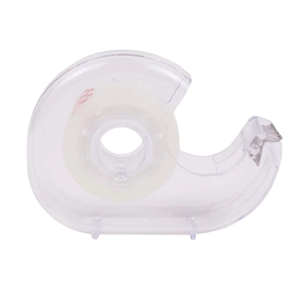 Benson Plakbandhouder met Plakband - Transparant - 18 mm. x 20 meter