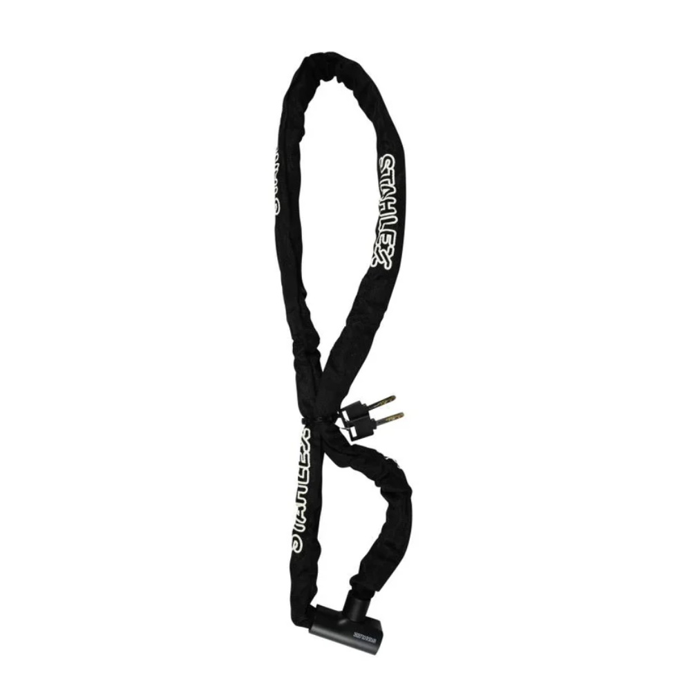 Stahlex Onbreekbaar kettingslot - gehard staal - 6 x 1500 mm - met pp-hoes en veiligheidssleutels