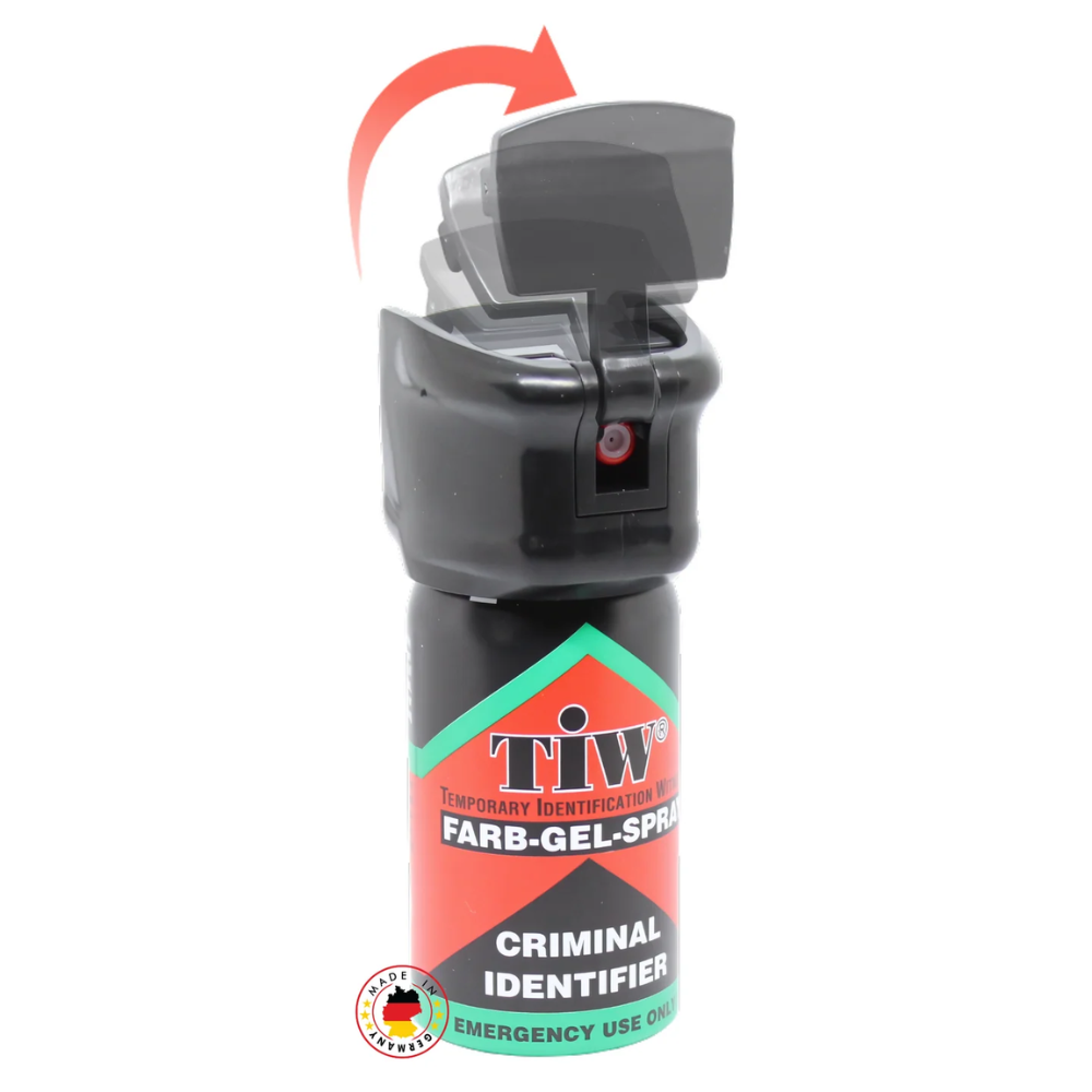 Security Identificatie Spray + TW 1000 - Schrill Alarm - Persoonlijk Alarm - Zelfverdediging