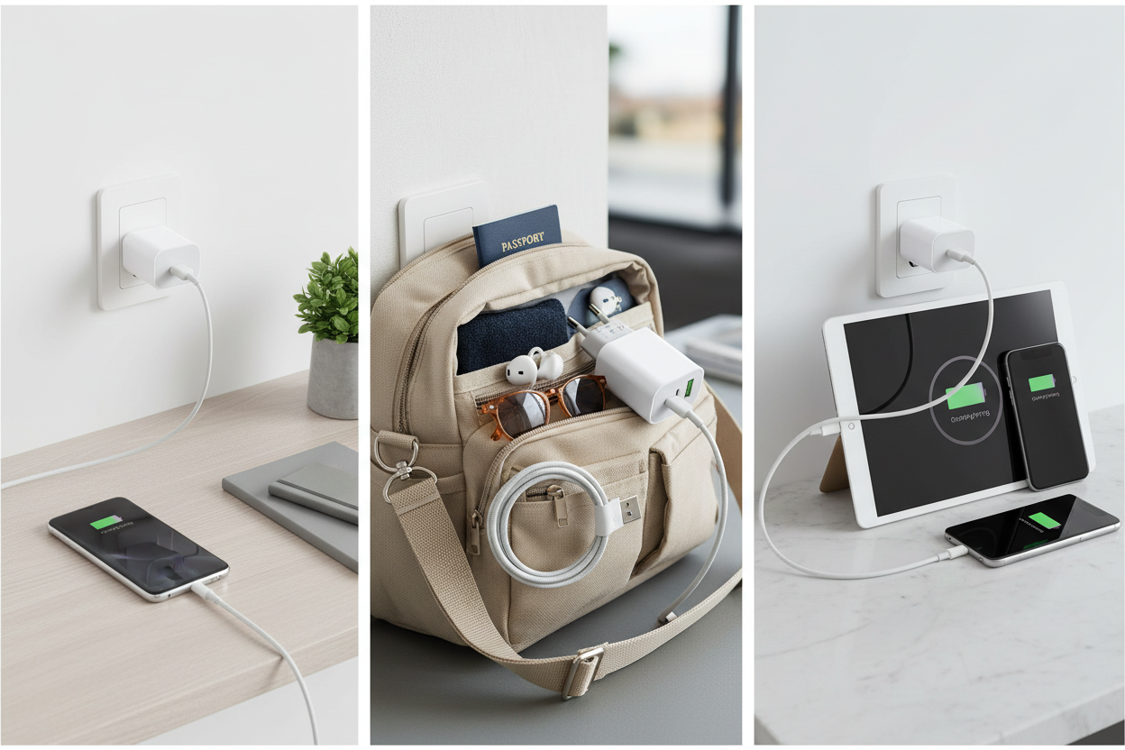 USB-A en USB-C lader 20W - Snel Lader