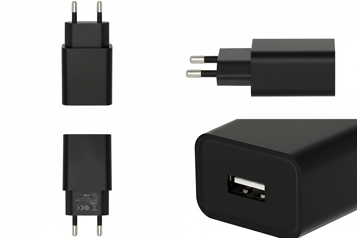 5V 2A USB Adapter - Oplader - Zwart