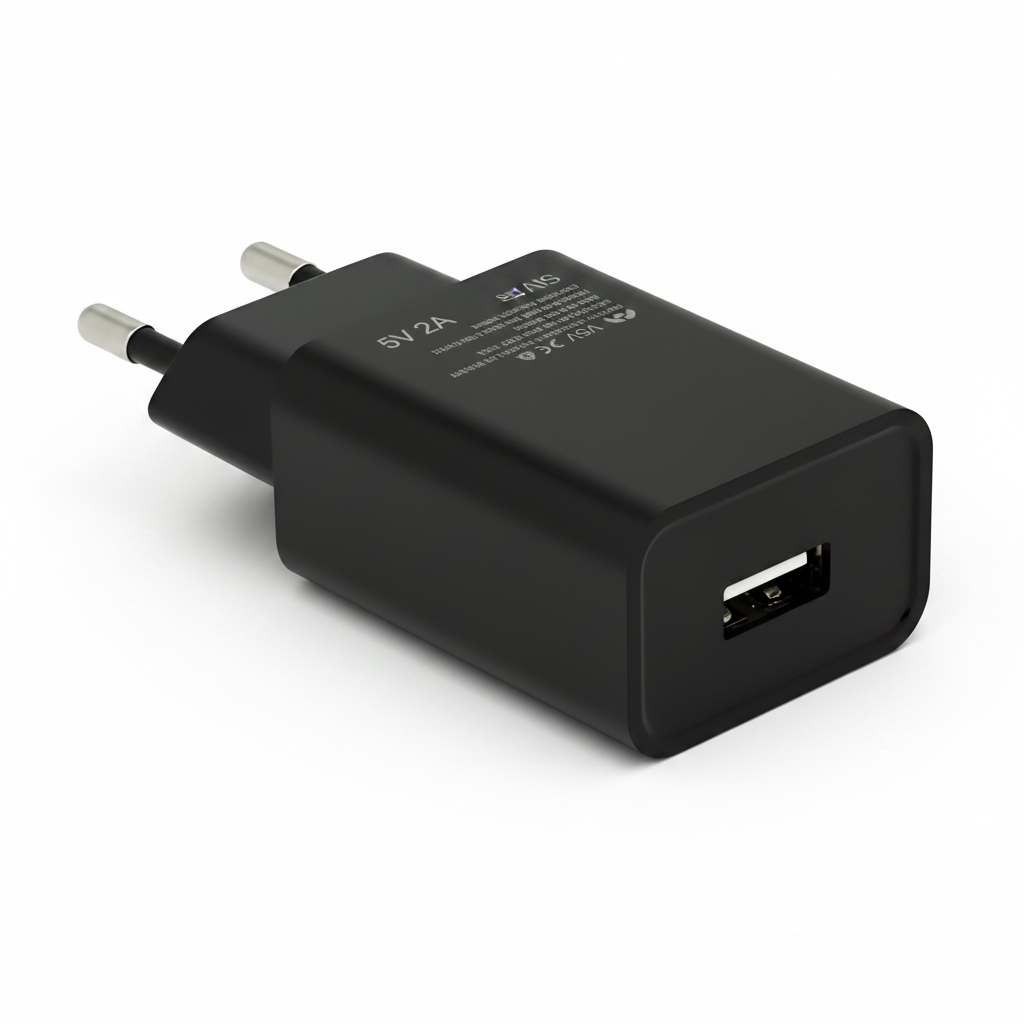 5V 2A USB Adapter - Oplader - Zwart