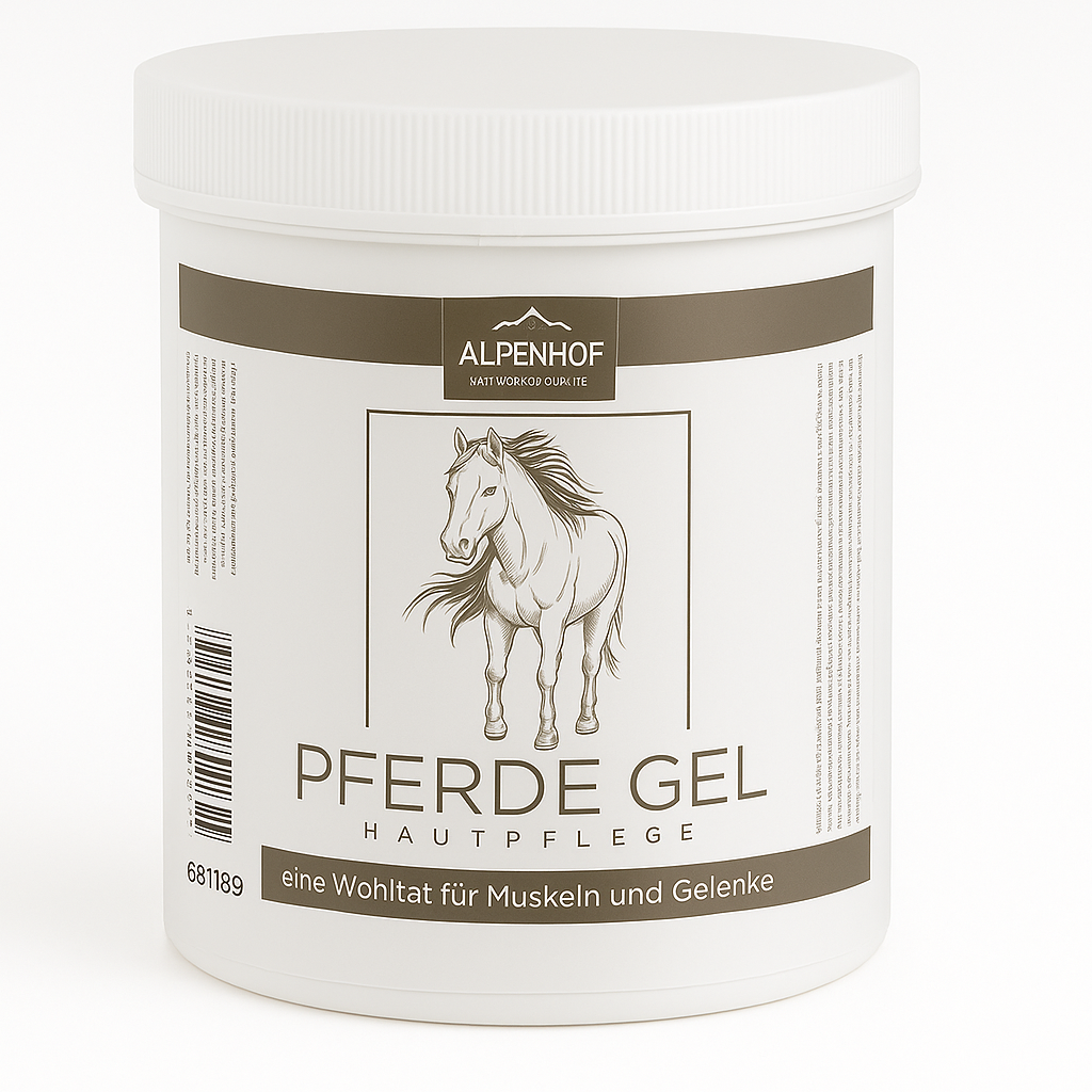 Alpenhof Pferde Gel - originele pot met verkoelend effect