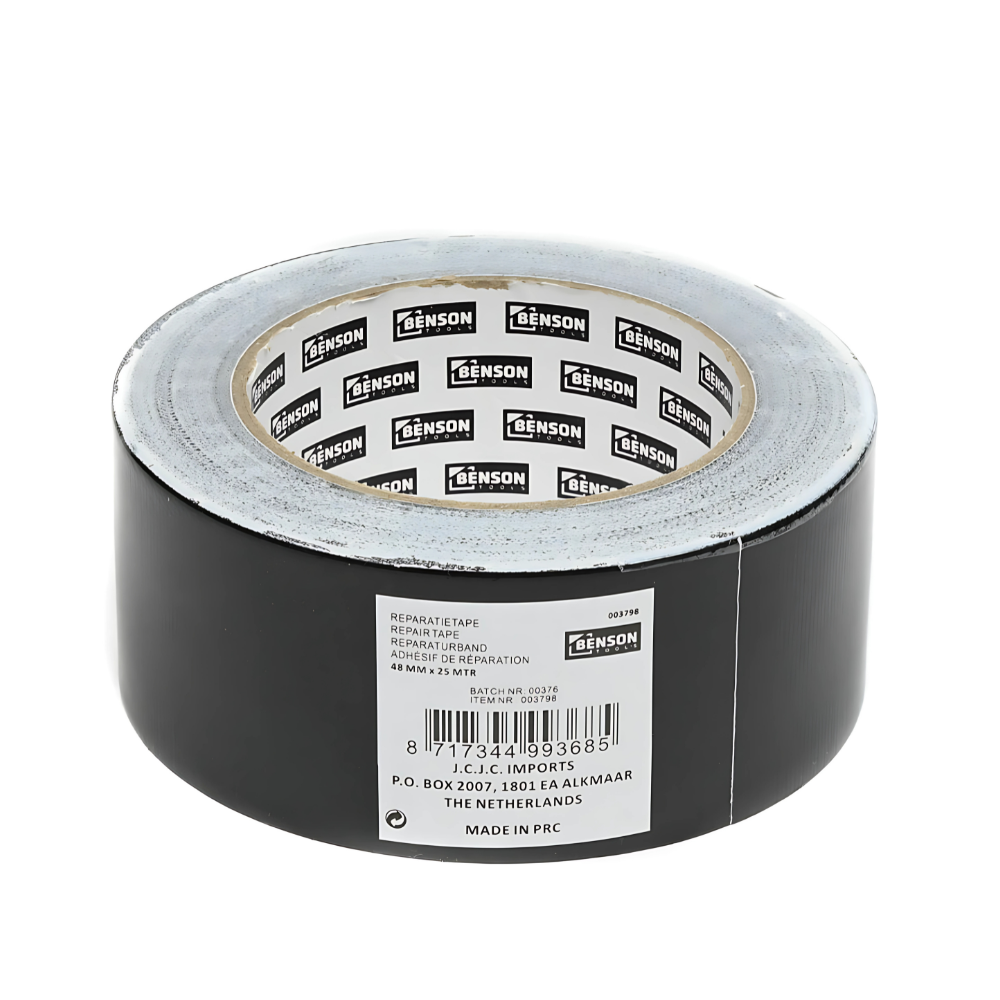 Reparatietape 25 mtr zwart