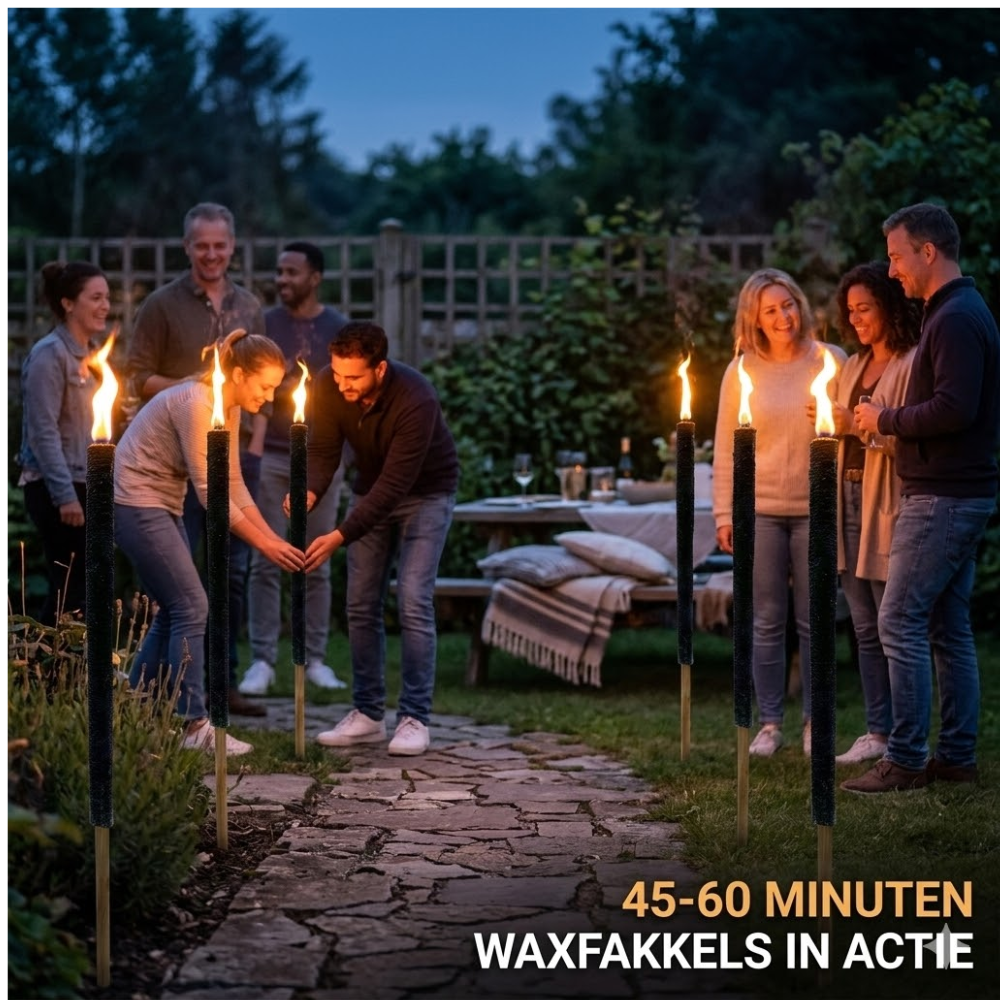 Wasfakkel - 6 Stuks - Protest fakkel - Hand fakkel  Wasbfakkel